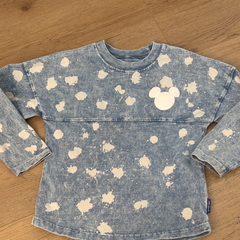 Disneyland spirit jersey denim bleach
